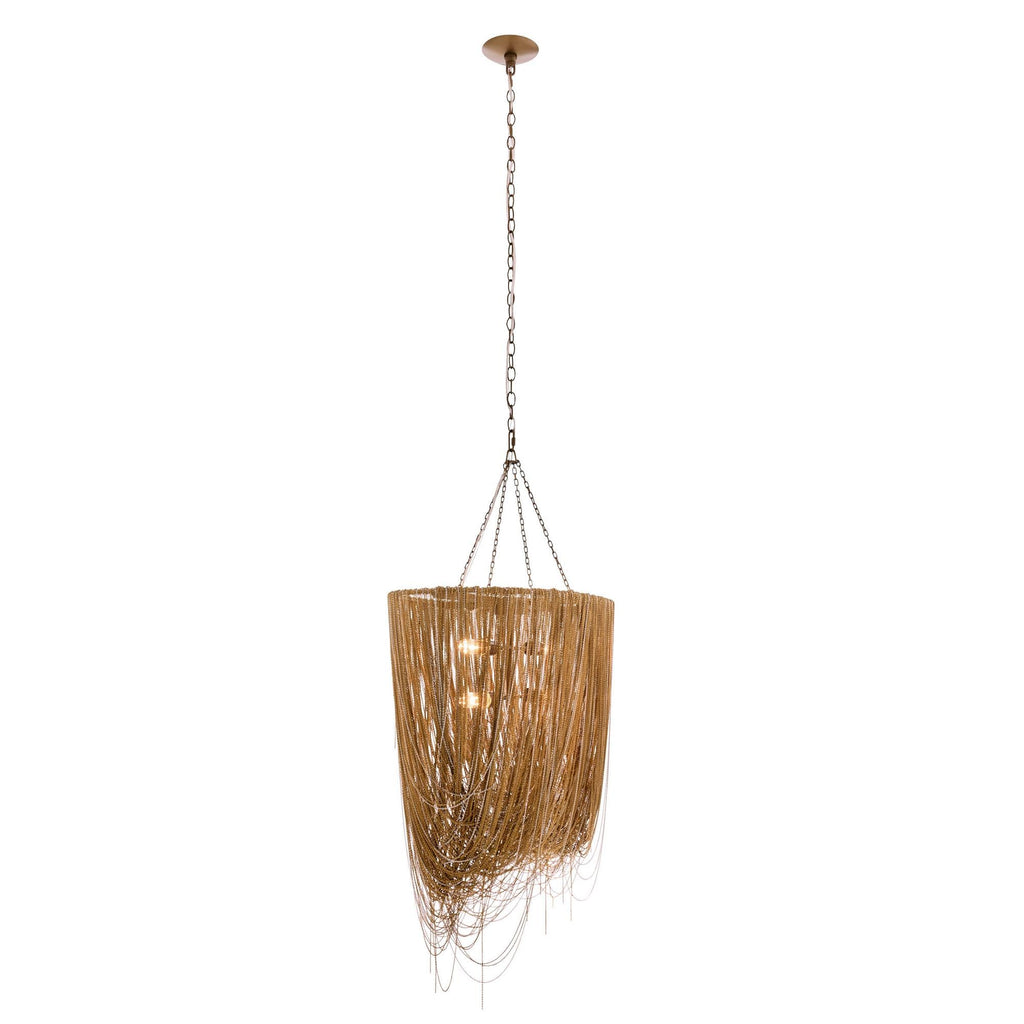 Sculptural Layla Linear Chandelier — view 5