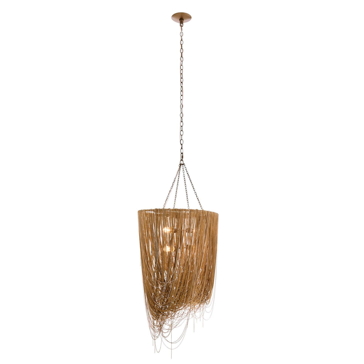 Sculptural Layla Linear Chandelier — view 5