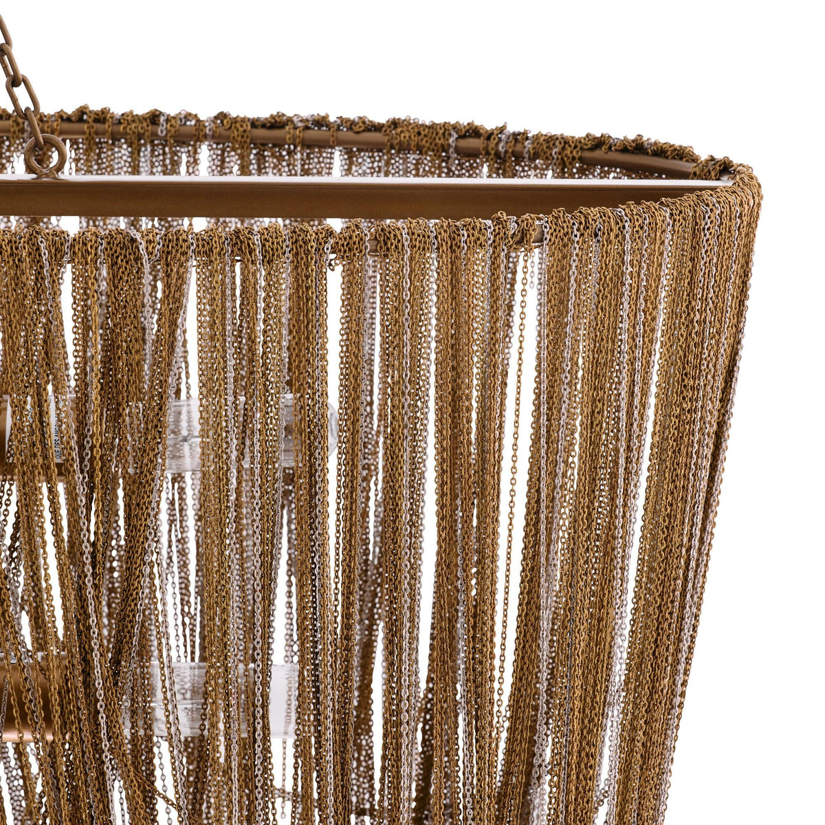Sculptural Layla Linear Chandelier — view 8