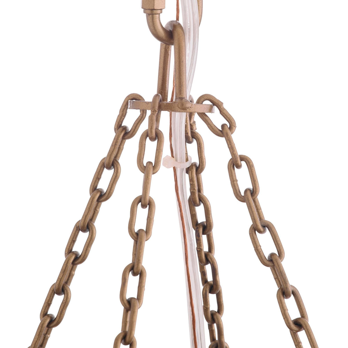 Sculptural Layla Linear Chandelier — view 9