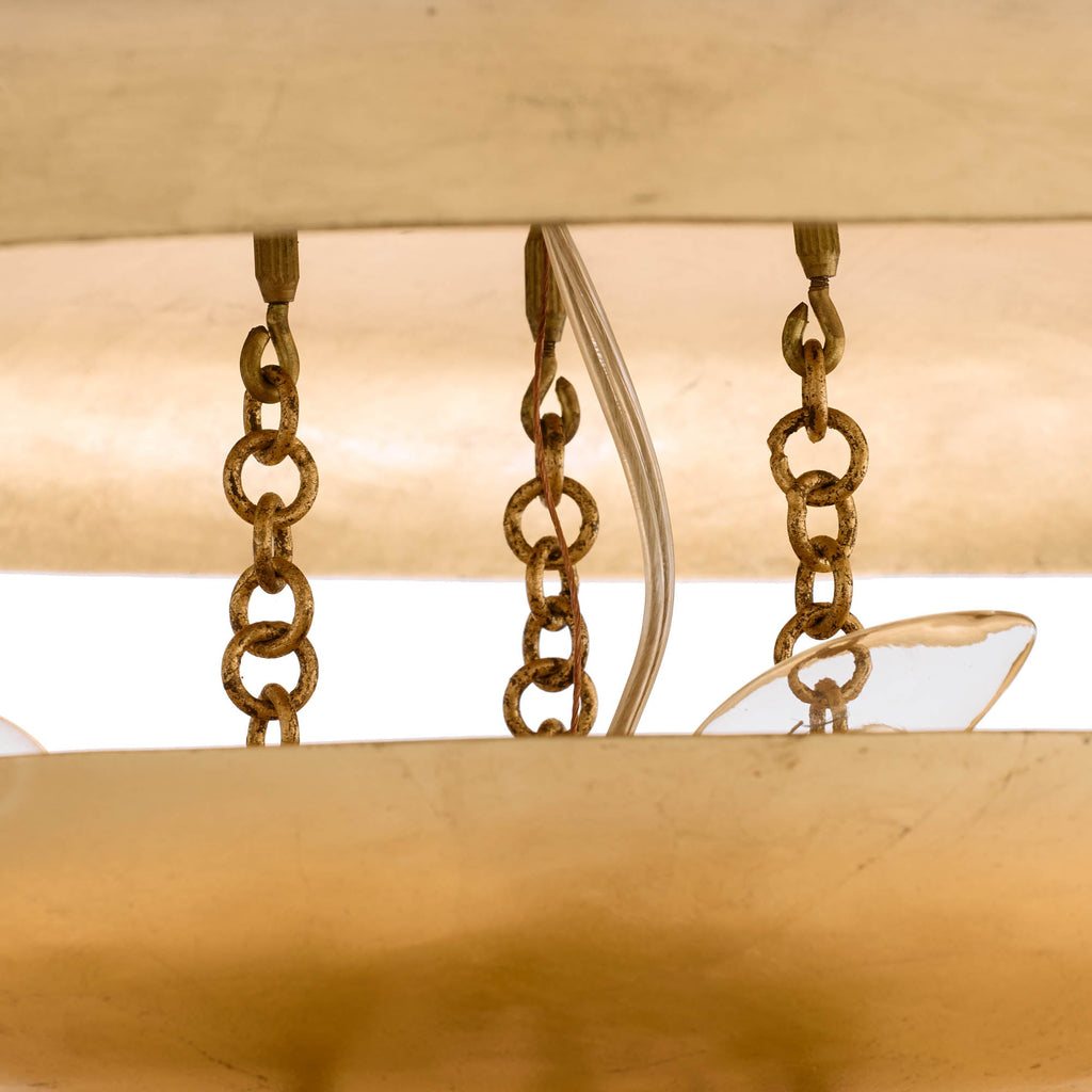 Sculptural Florko Chandelier – Gold — view 6