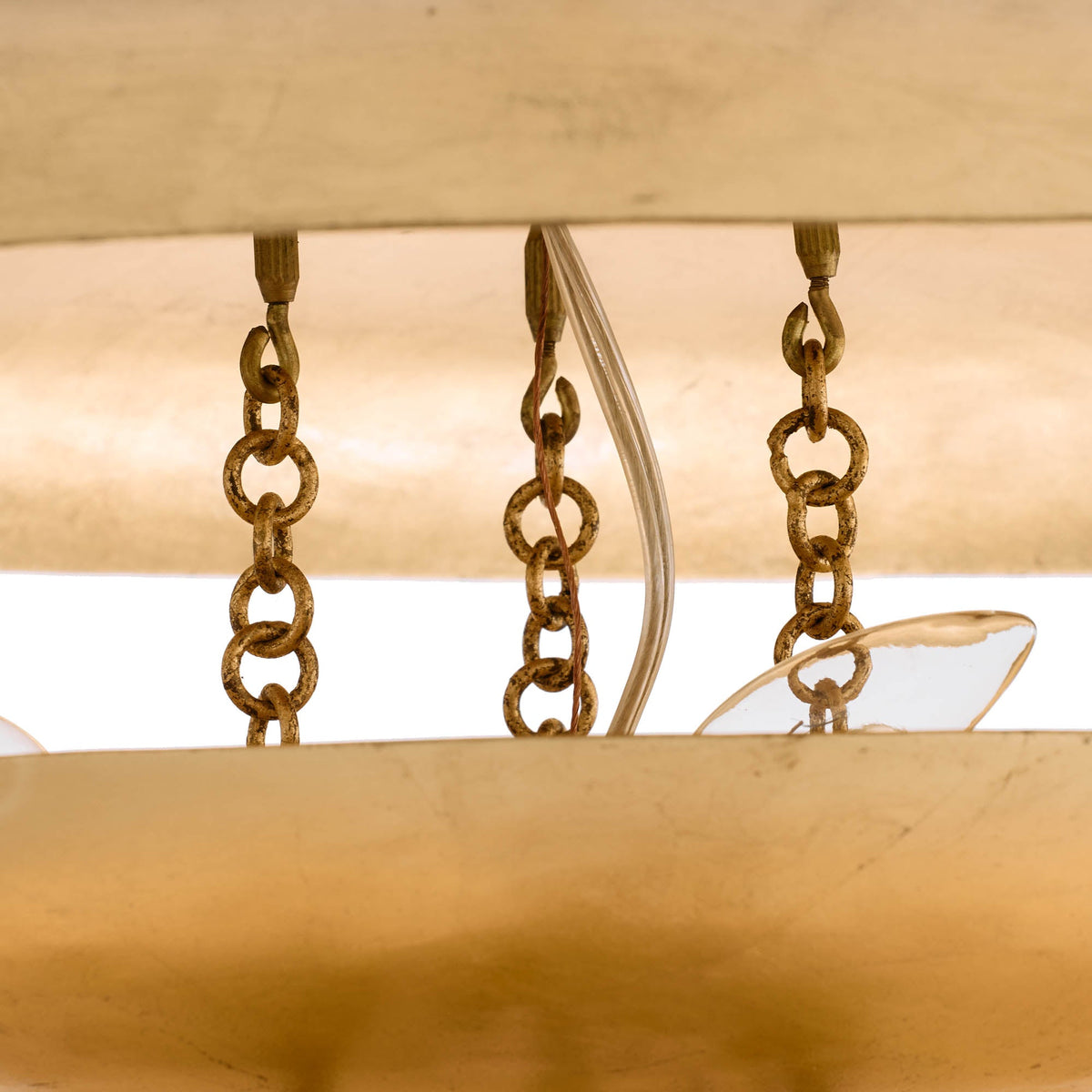 Sculptural Florko Chandelier – Gold — view 6