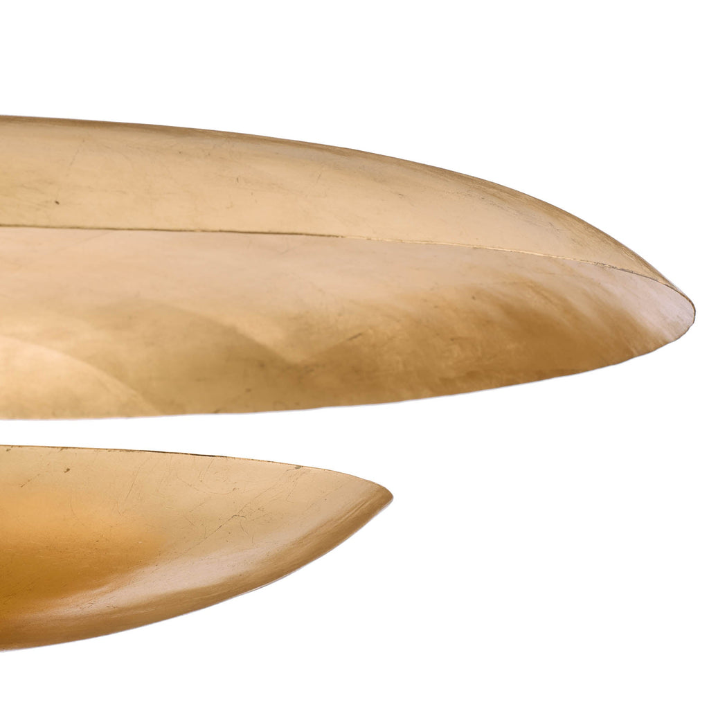 Sculptural Florko Chandelier – Gold — view 7