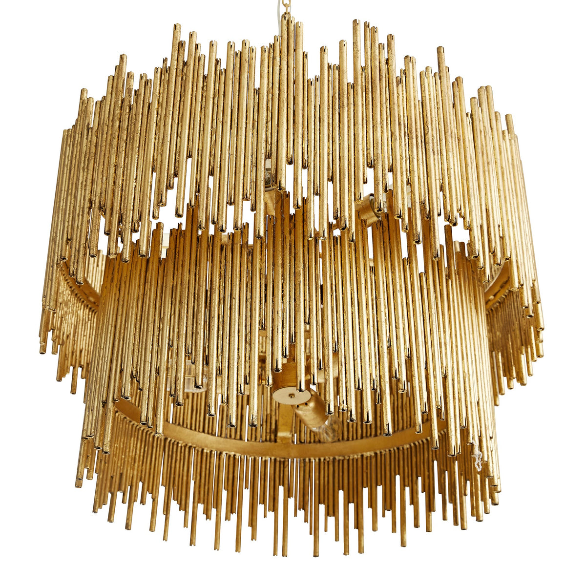 Sculptural Prescott Two Tiered Chandelier — view 3
