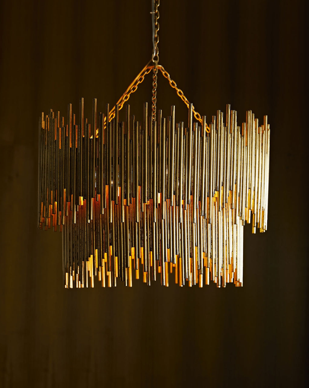 Sculptural Prescott Two Tiered Chandelier — view 4
