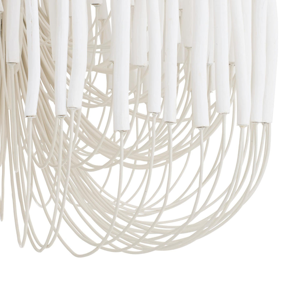 Artisan Tilda Large Chandelier – White — view 9