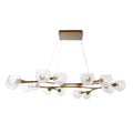 Signature Mahowald Fixed Chandelier – Gold — view 1