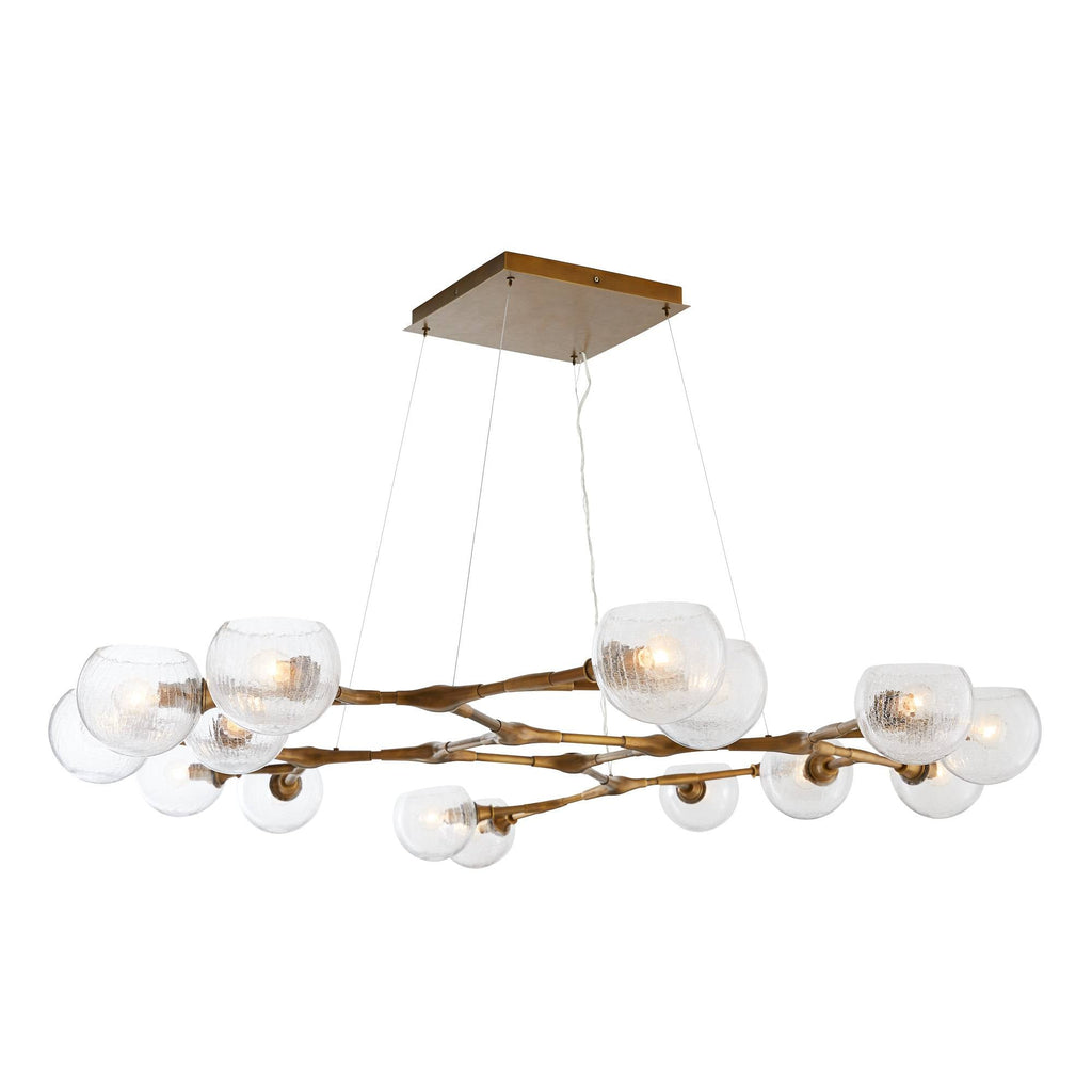 Signature Mahowald Fixed Chandelier – Gold — view 3