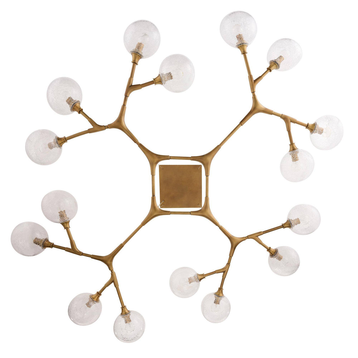 Signature Mahowald Fixed Chandelier – Gold — view 7