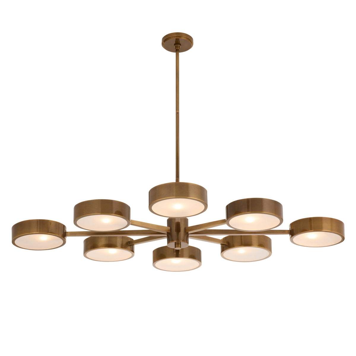 Heritage Linus Starburst Chandelier – Brown — view 1