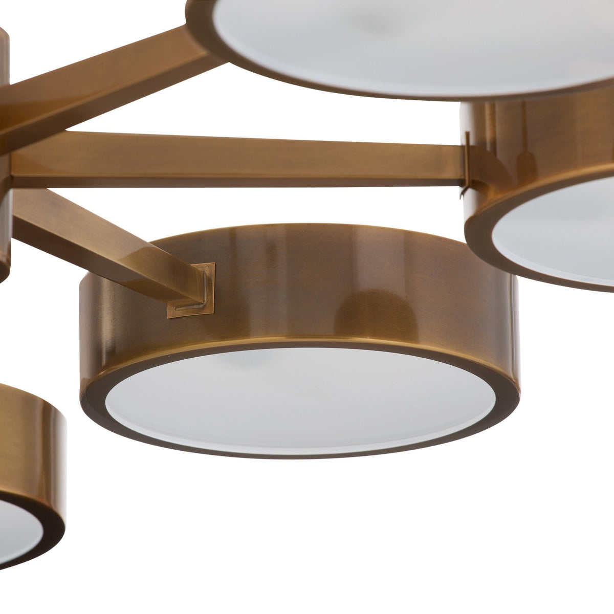 Heritage Linus Starburst Chandelier – Brown — view 6