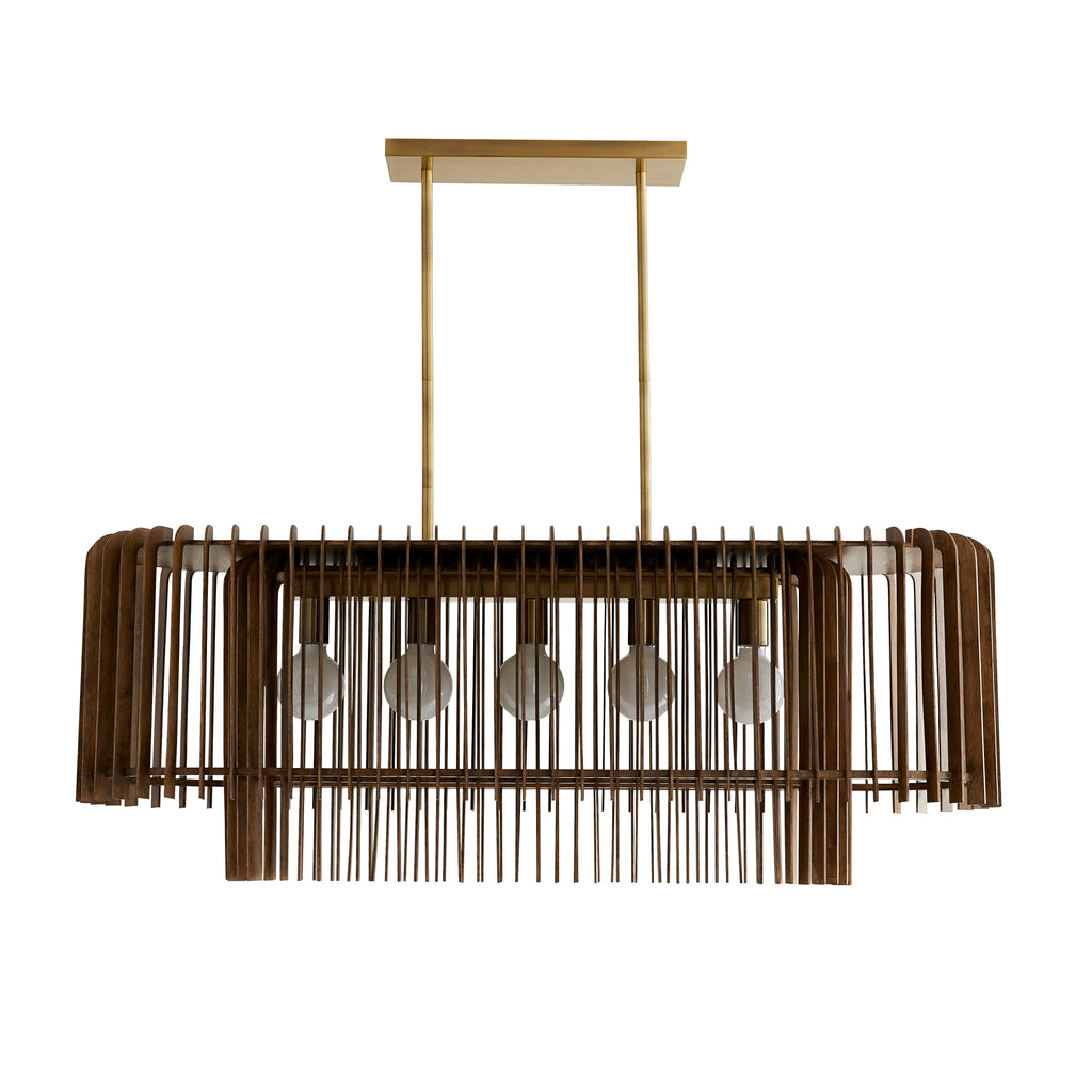 Signature Valencia Linear Chandelier — view 1