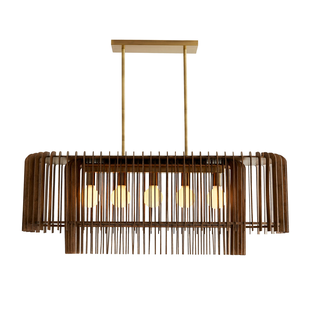 Signature Valencia Linear Chandelier — view 3