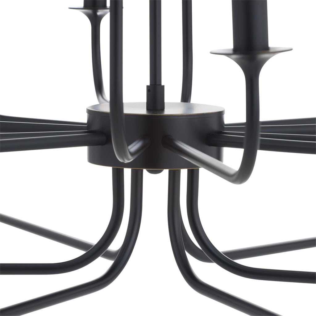 Sculptural Breck Large Chandelier — view 6