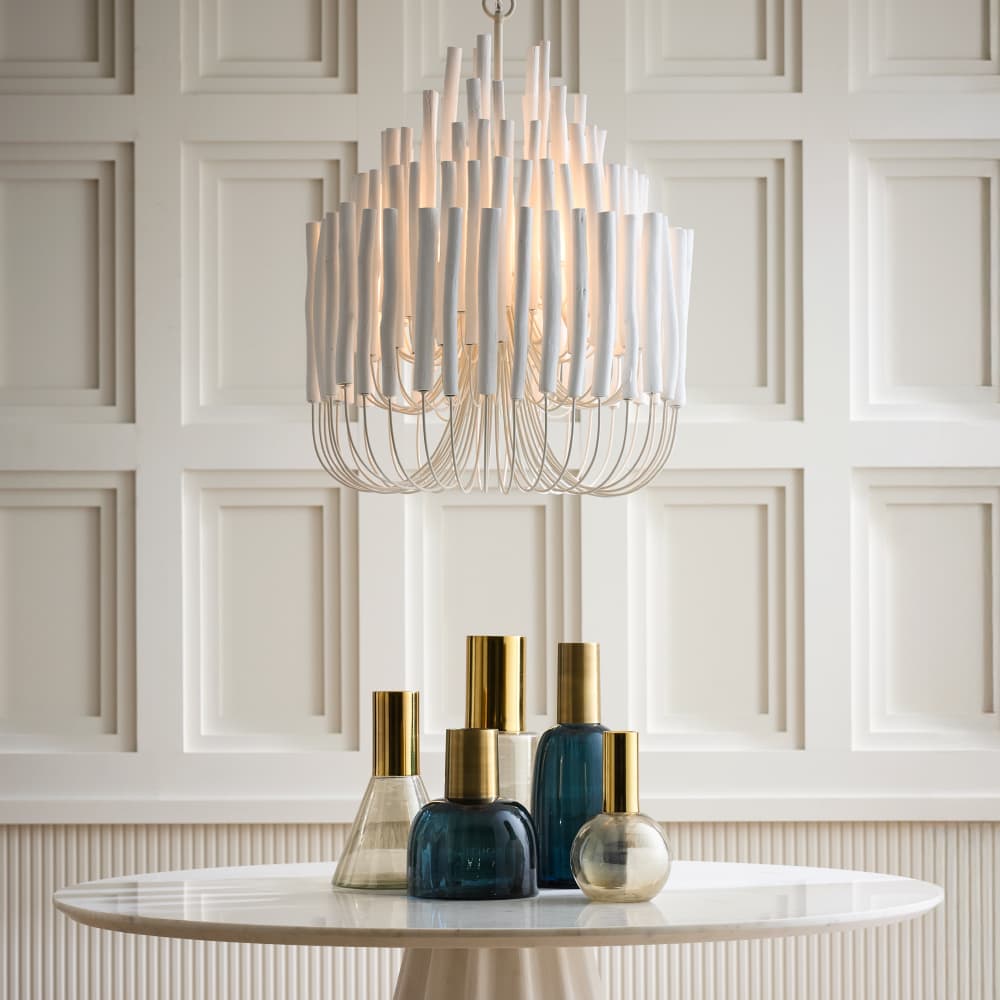Artisan Tilda Small Chandelier – White — view 2