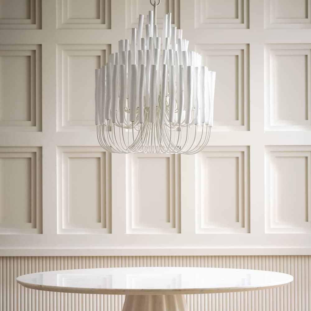 Artisan Tilda Small Chandelier – White — view 3