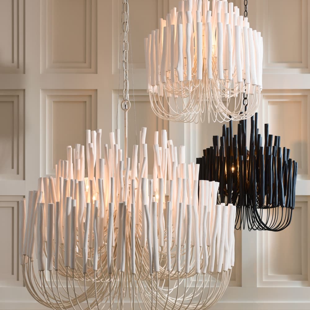 Artisan Tilda Small Chandelier – White — view 4