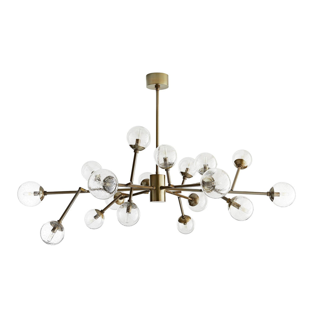 Sculptural Dallas Medium Chandelier – Gold — view 1