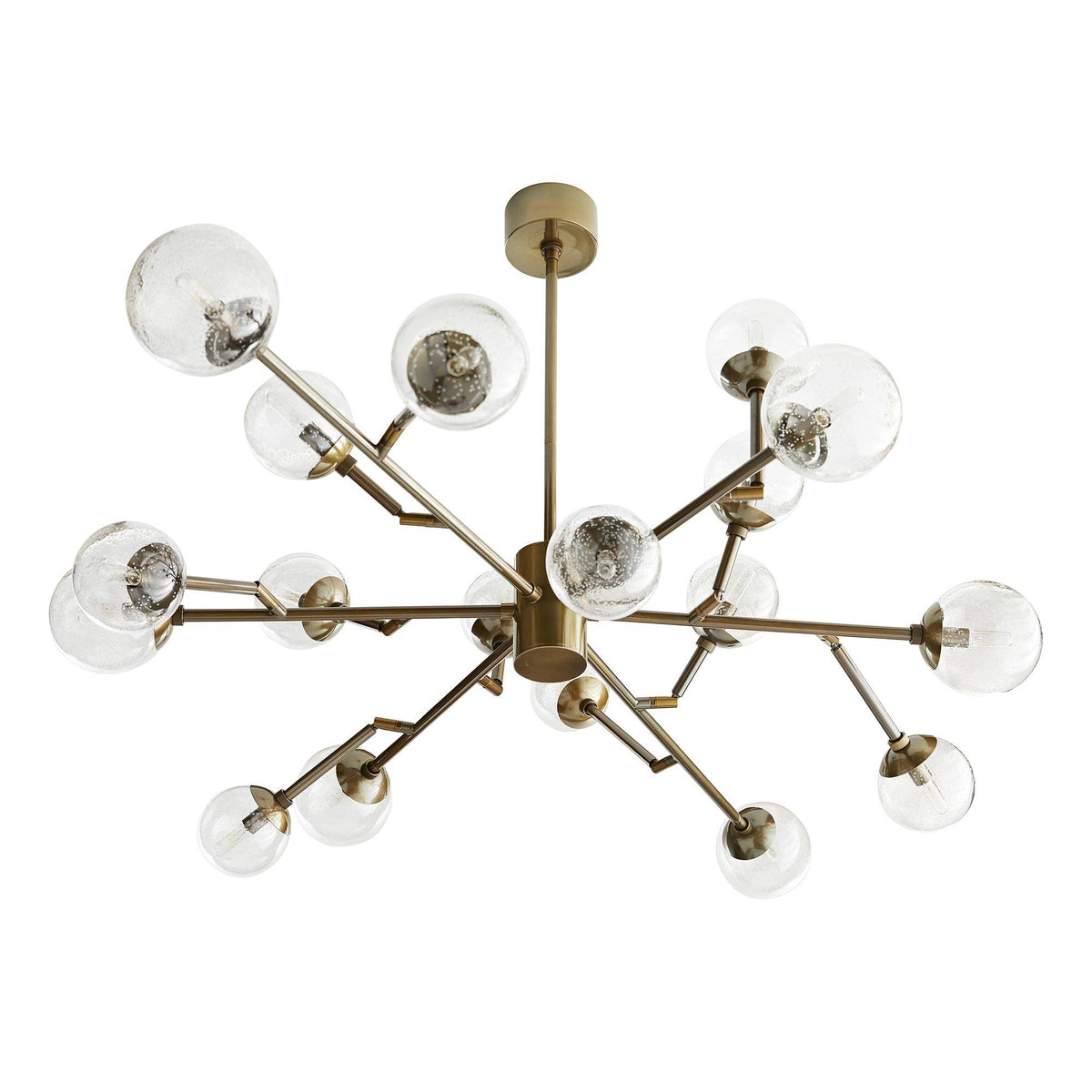 Sculptural Dallas Medium Chandelier – Gold — view 3