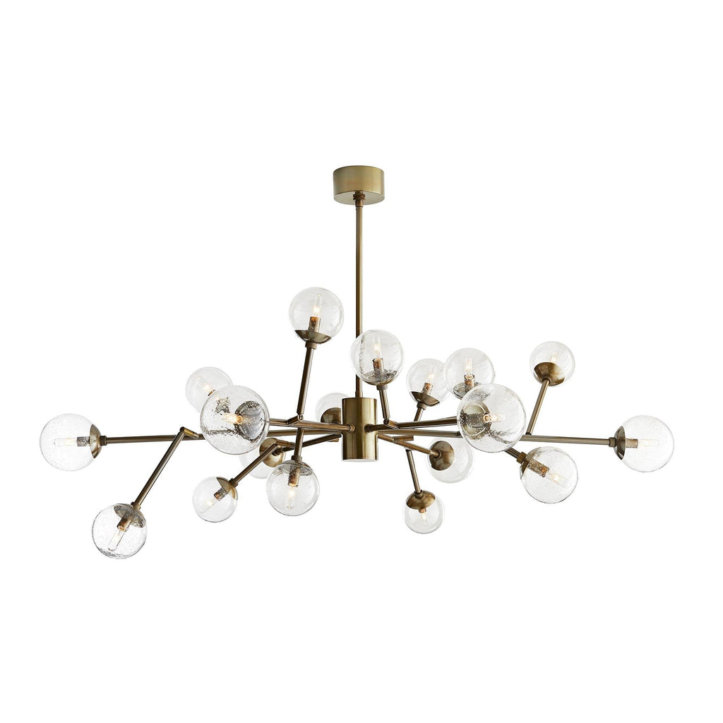 Sculptural Dallas Medium Chandelier – Gold — view 7