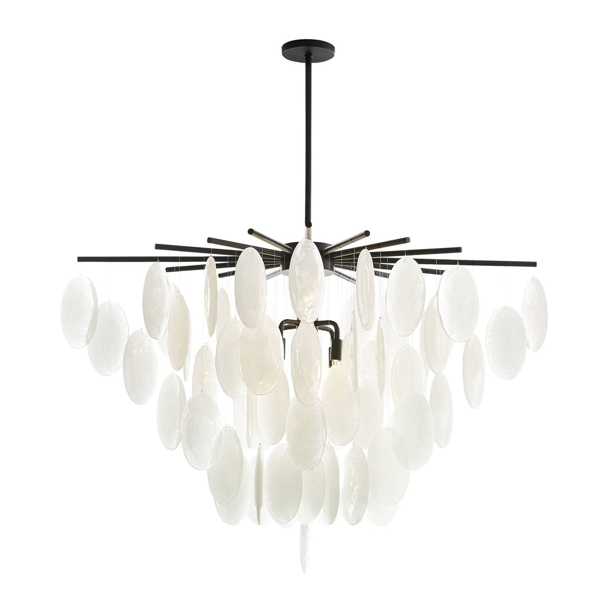 Artisan Tiffany Chandelier – Black — view 1
