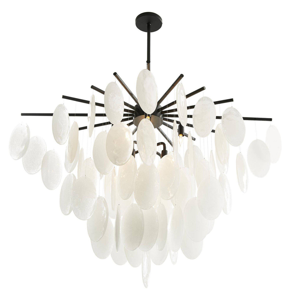 Artisan Tiffany Chandelier – Black — view 2
