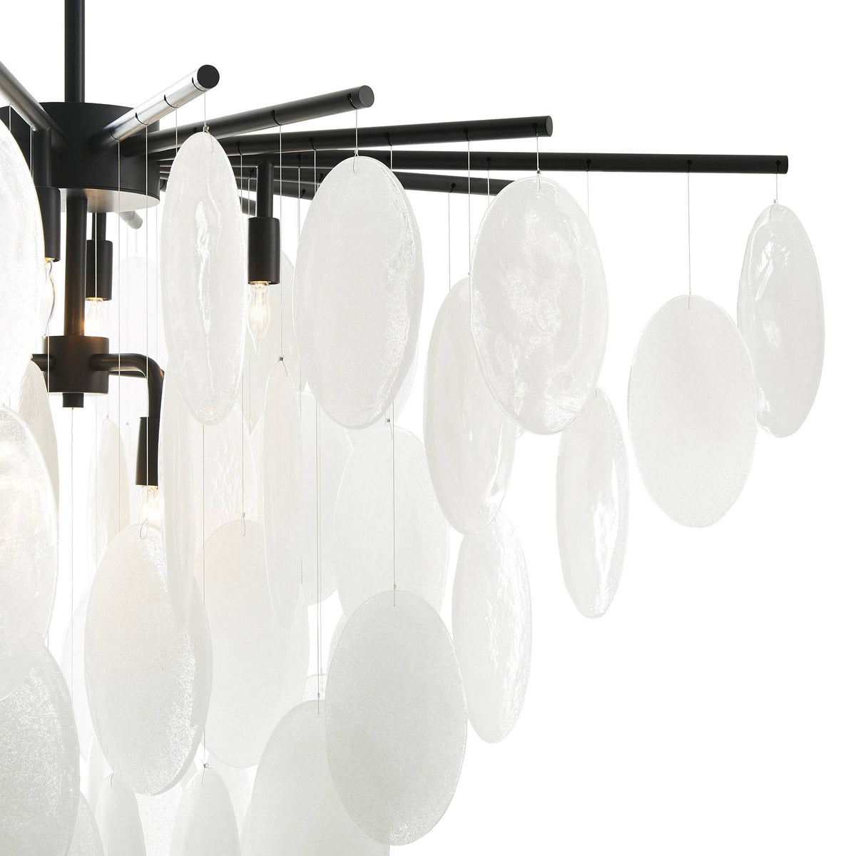 Artisan Tiffany Chandelier – Black — view 3