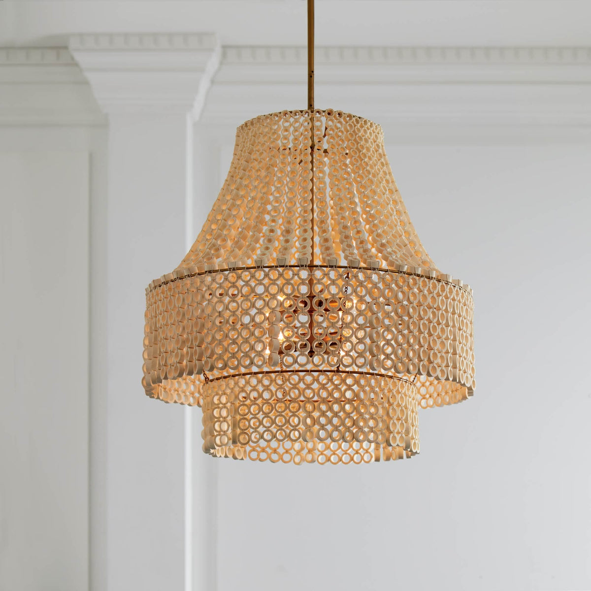 Heritage Hannie Chandelier – White — view 2