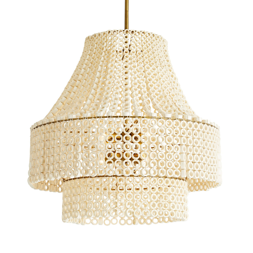 Heritage Hannie Chandelier – White — view 3