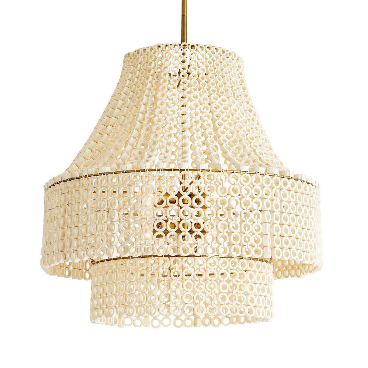 Heritage Hannie Chandelier – White — view 3