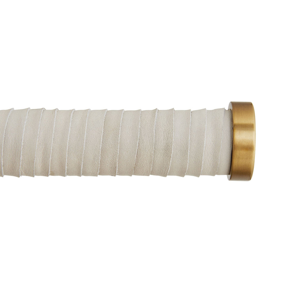 Sculptural Harrison Linear Chandelier – Gold — view 9