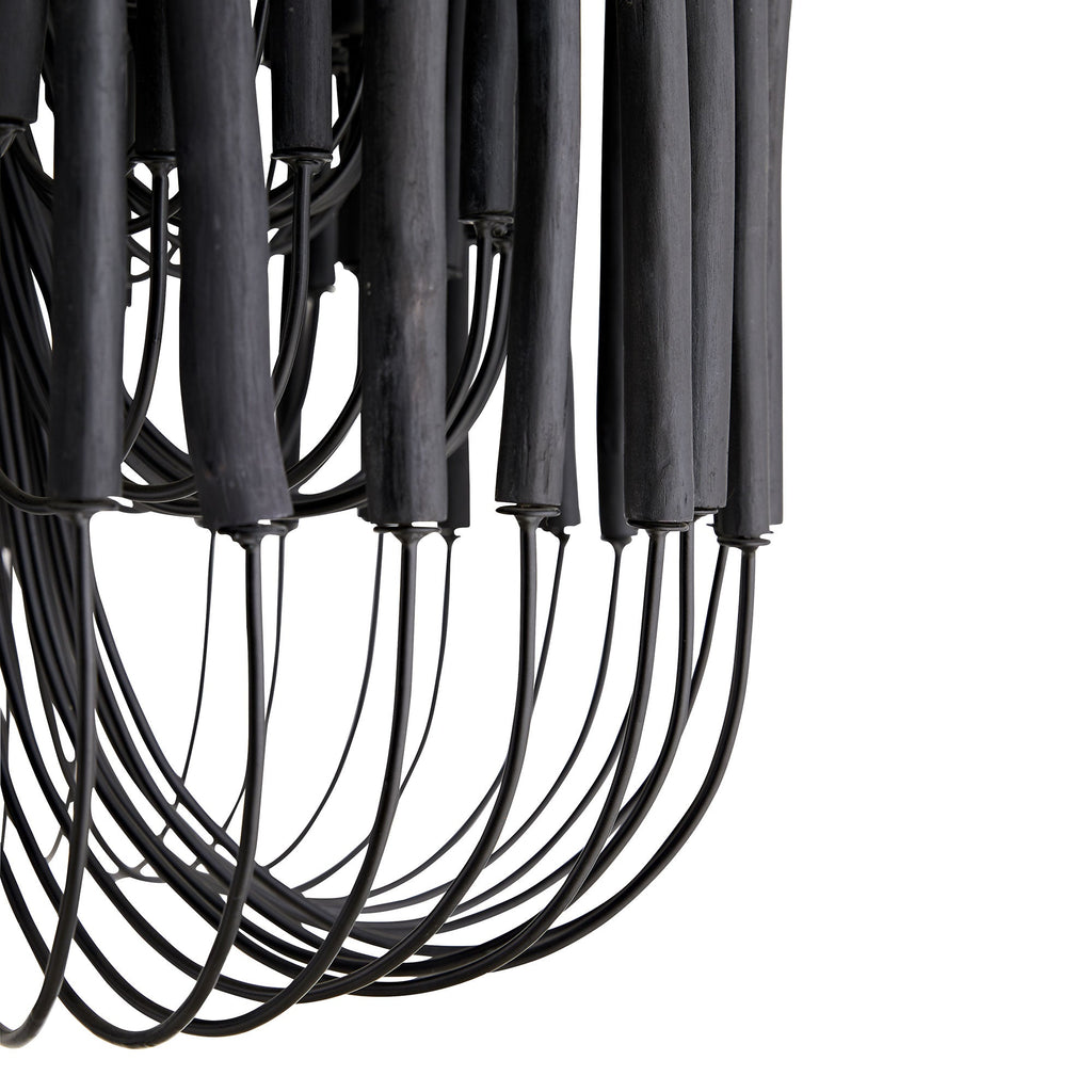 Artisan Tilda Small Chandelier – Black — view 10