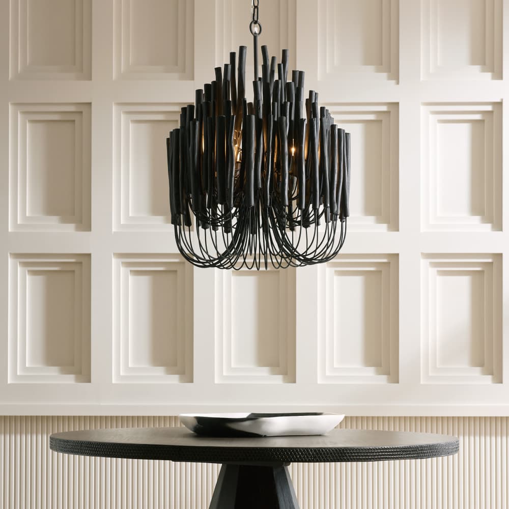 Artisan Tilda Small Chandelier – Black — view 2