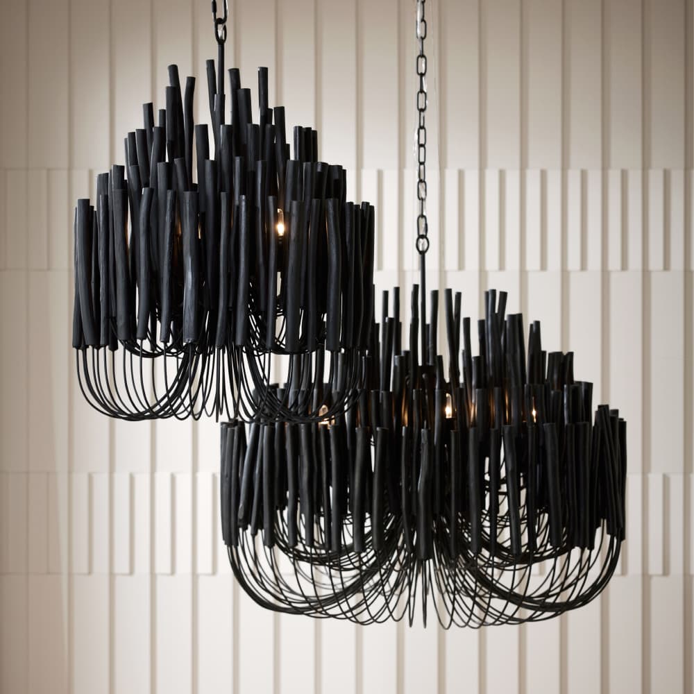 Artisan Tilda Small Chandelier – Black — view 3