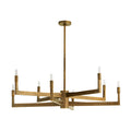 Sculptural Griff Chandelier – Gold — view 1