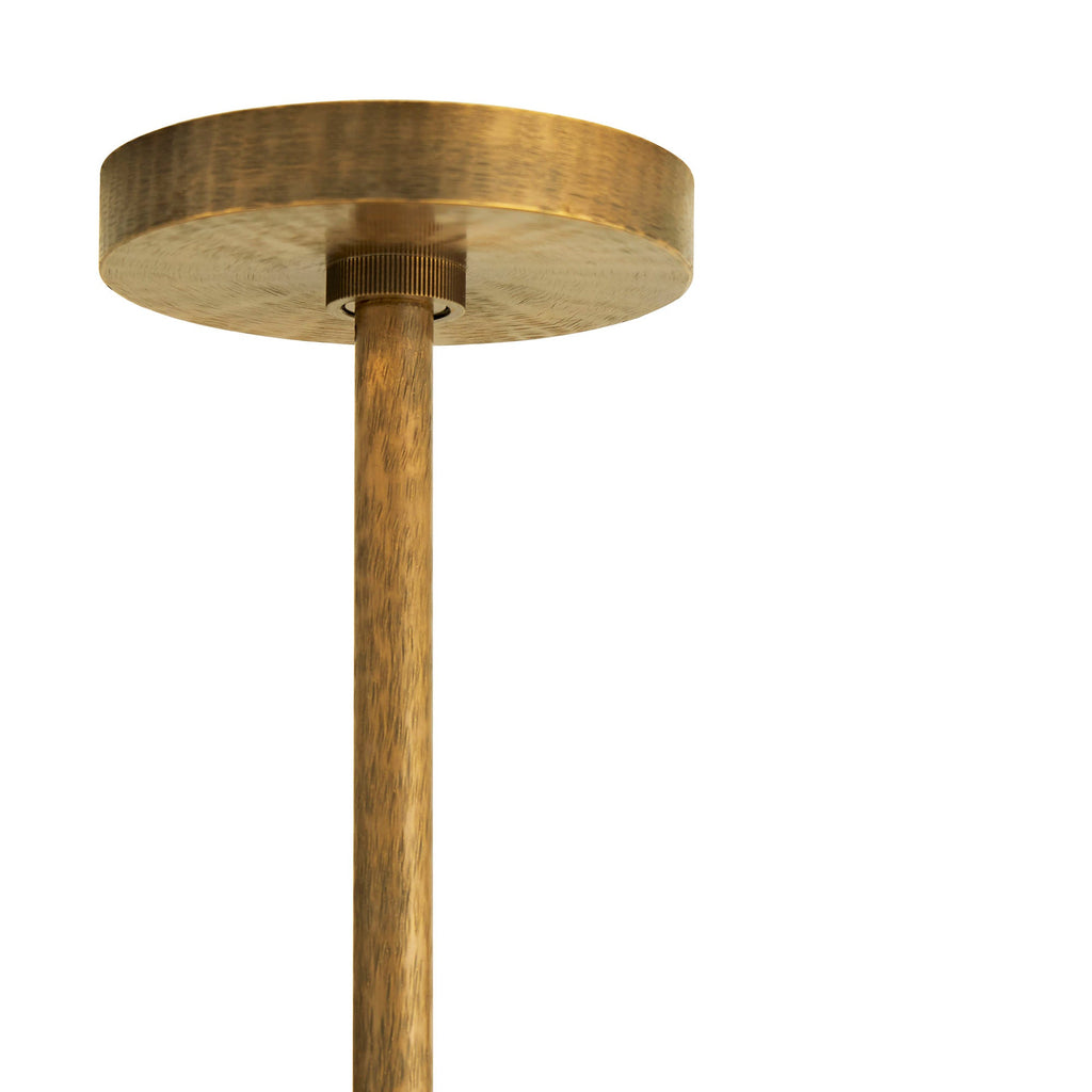 Sculptural Griff Chandelier – Gold — view 9