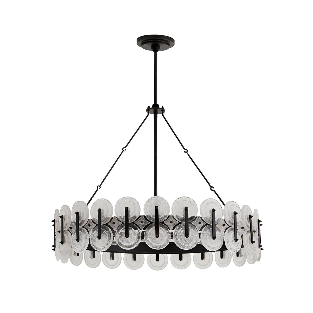 Sculptural Rondelle Chandelier — view 1