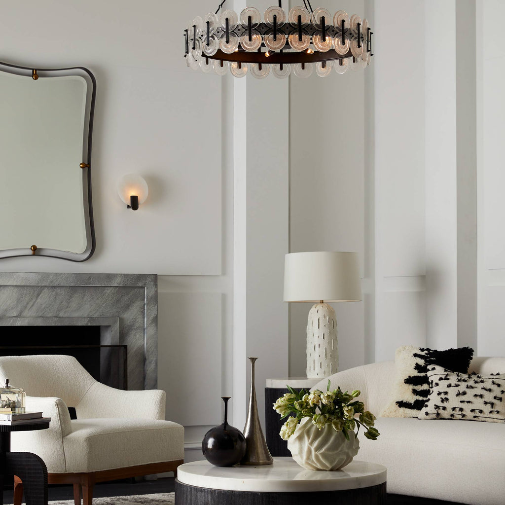 Sculptural Rondelle Chandelier — view 2
