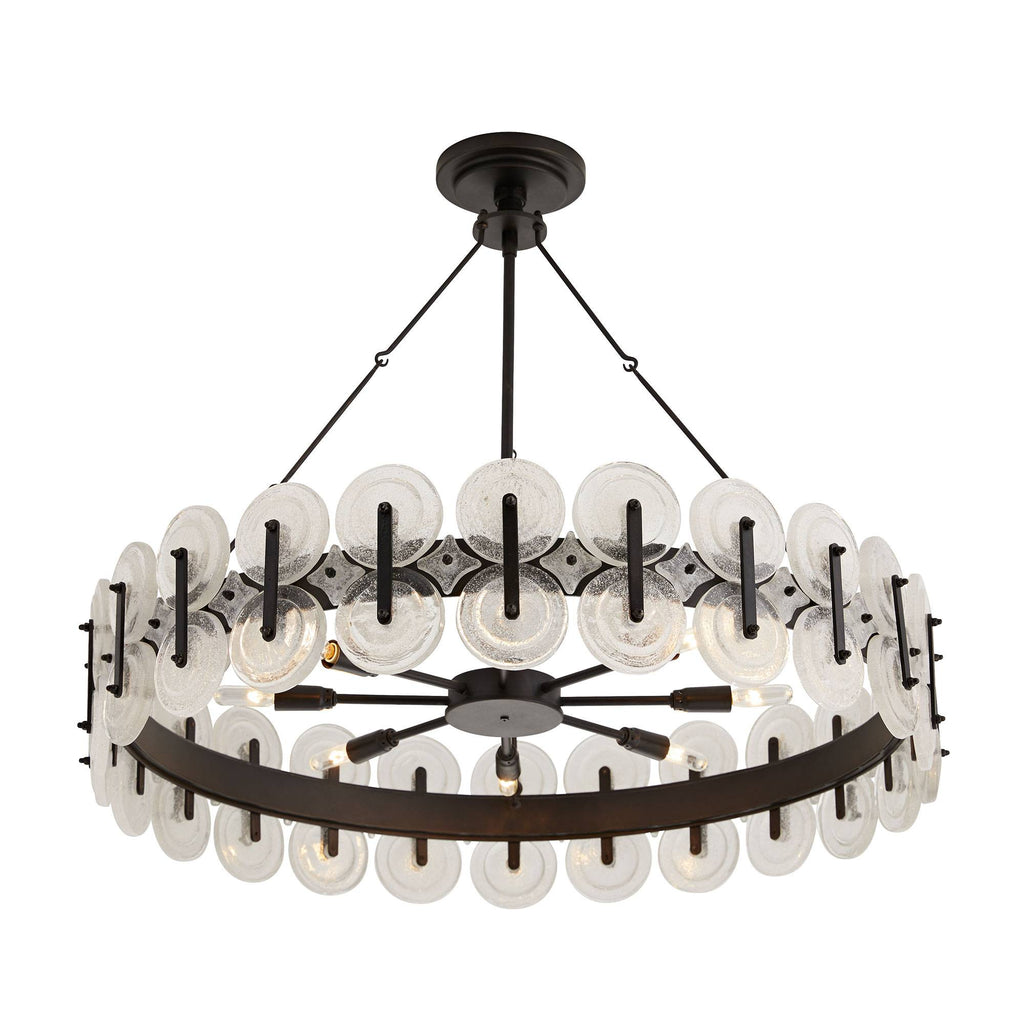 Sculptural Rondelle Chandelier — view 5
