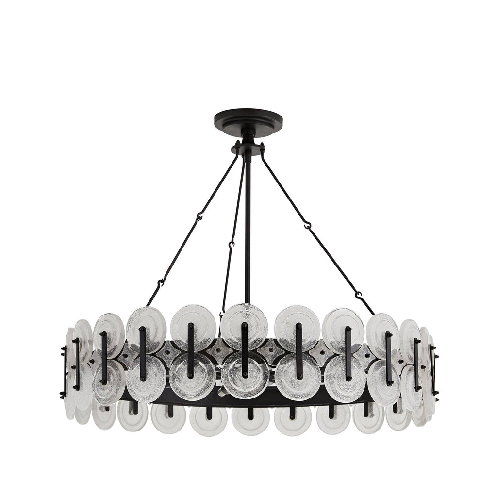 Sculptural Rondelle Chandelier — view 6