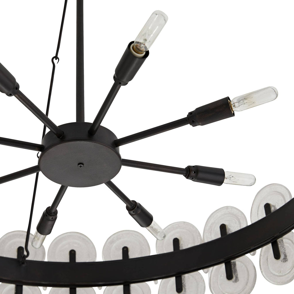 Sculptural Rondelle Chandelier — view 7