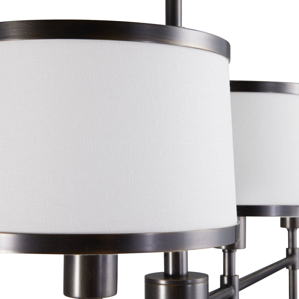 Sculptural Luciano Linear Chandelier — view 5