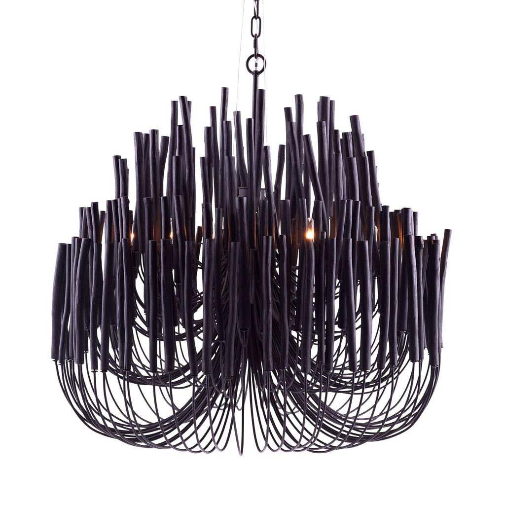 Artisan Tilda Large Chandelier – Black — view 4
