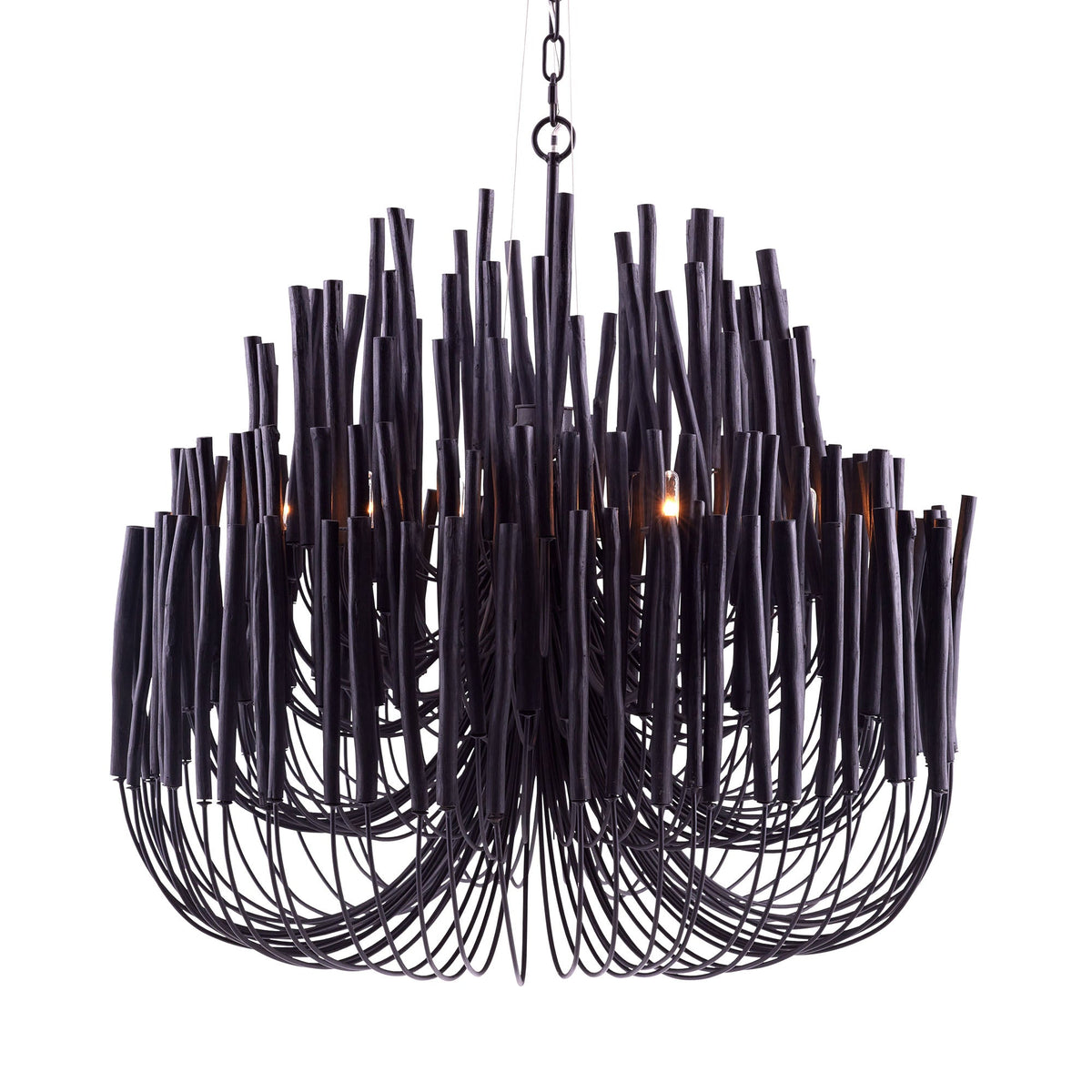 Artisan Tilda Large Chandelier – Black — view 4