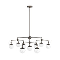 Sculptural Utica Chandelier – Black — view 1