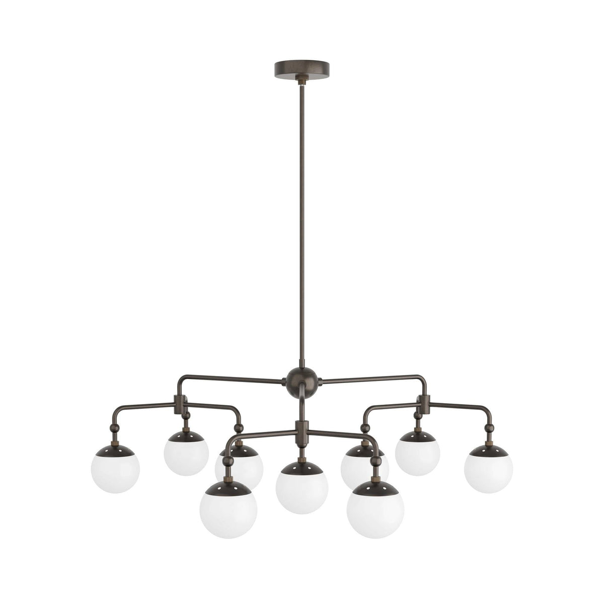 Sculptural Utica Chandelier – Black — view 1