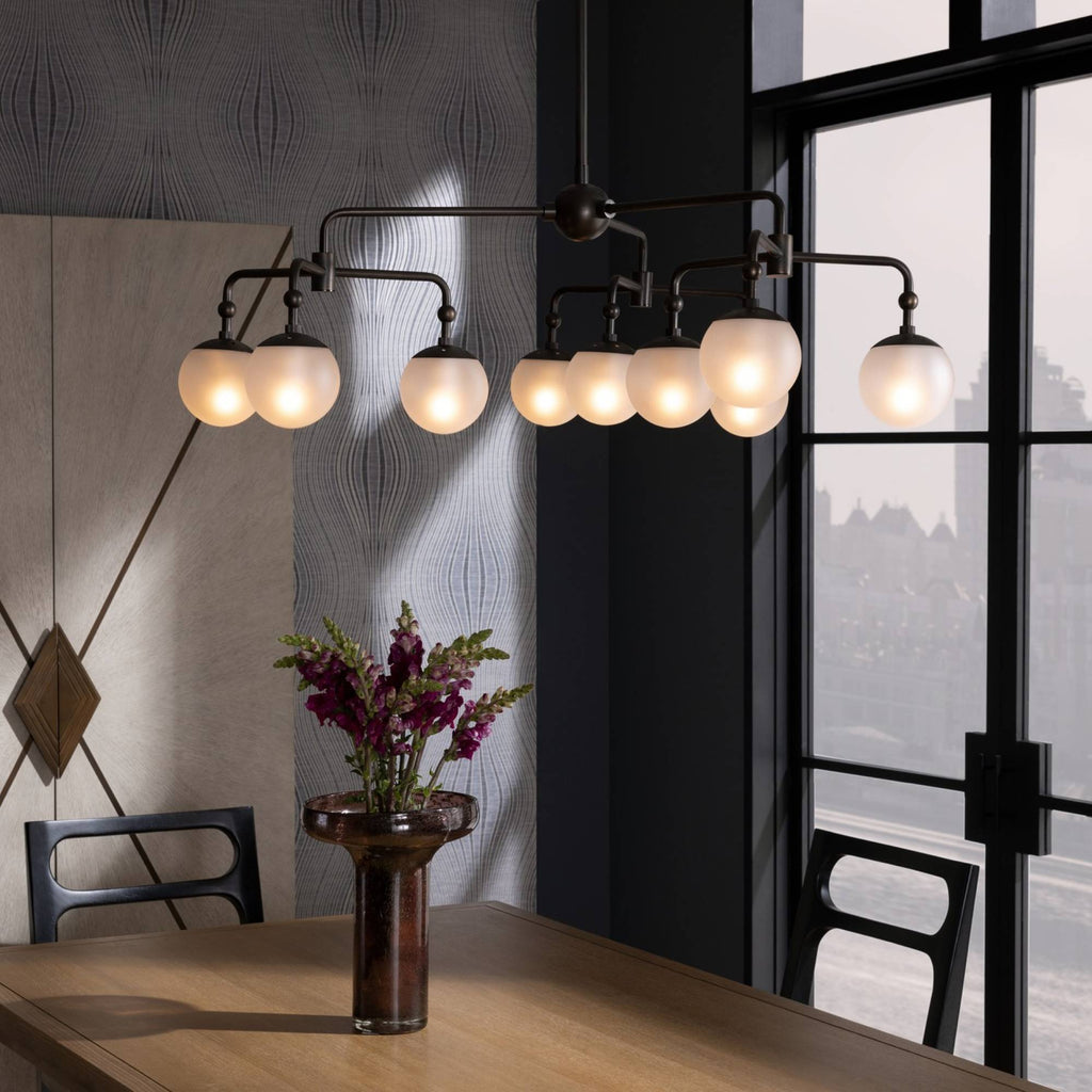 Sculptural Utica Chandelier – Black — view 2
