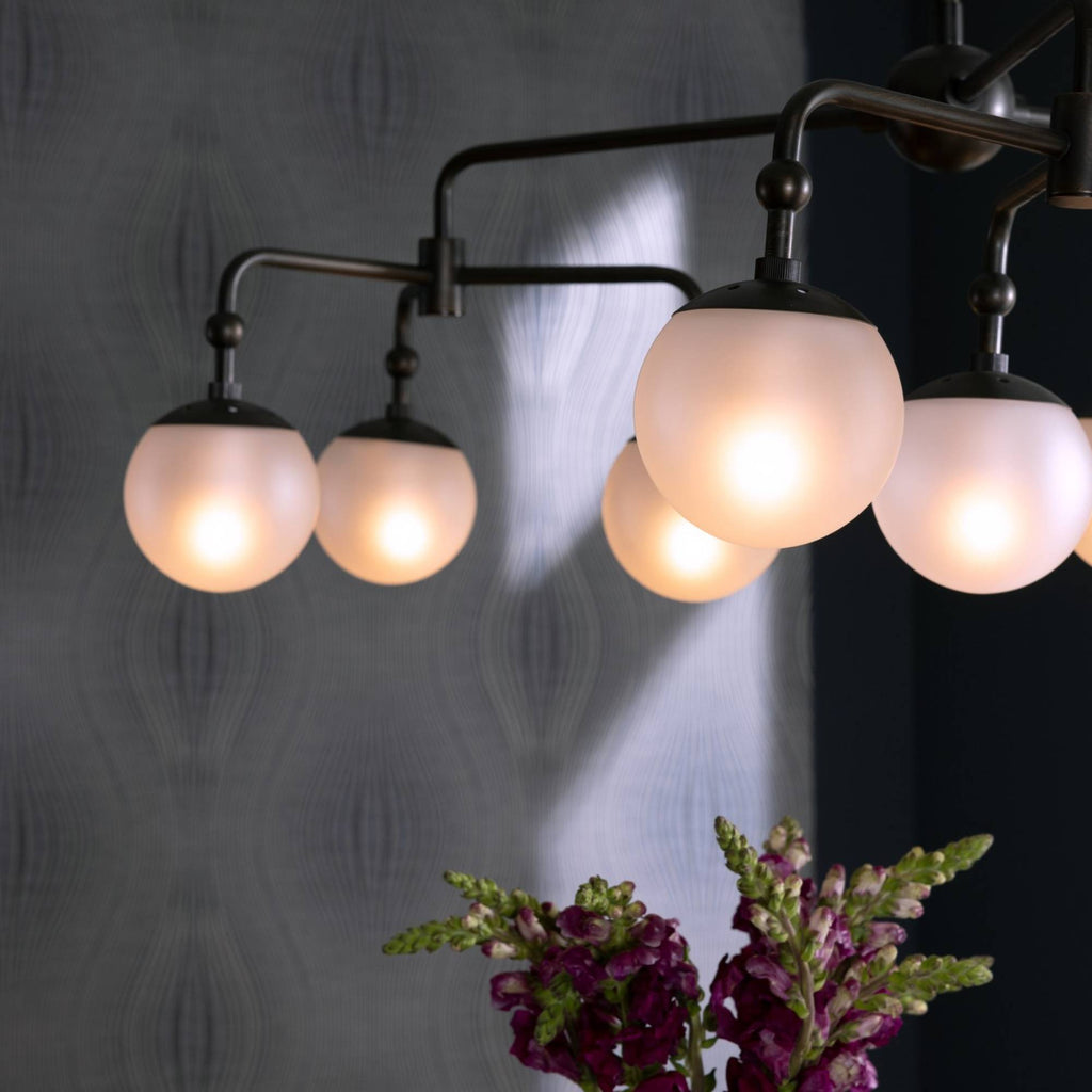 Sculptural Utica Chandelier – Black — view 3