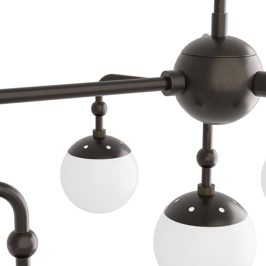 Sculptural Utica Chandelier – Black — view 5