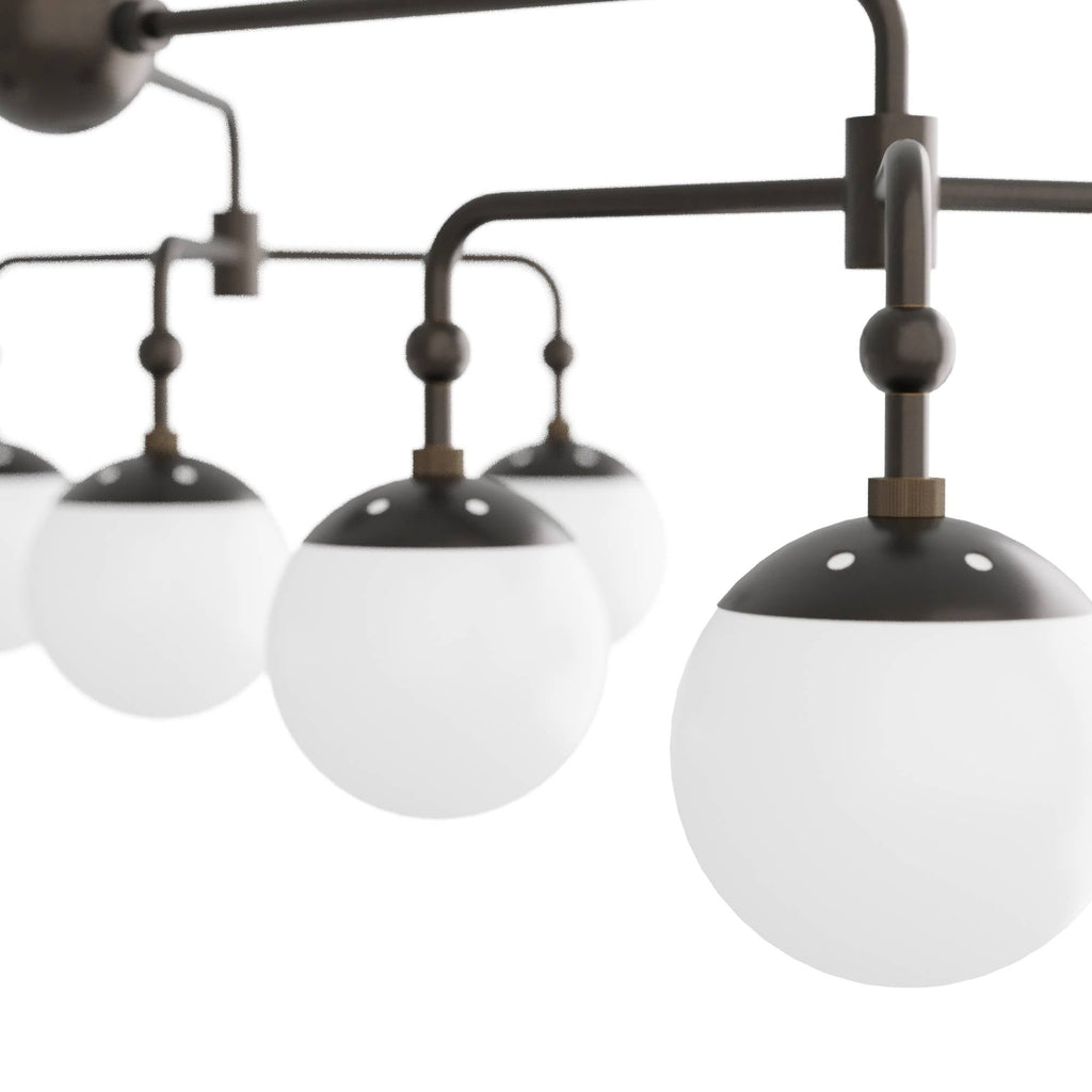Sculptural Utica Chandelier – Black — view 7